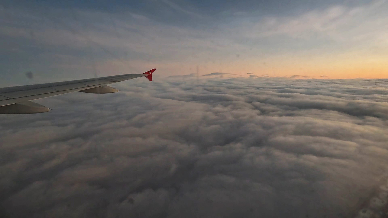 Evenes Approach Time-lapse